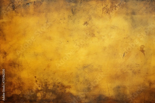 a painting of yellow and brown with a black border on the right side of the image and a black border on the left side of the other side of the picture.