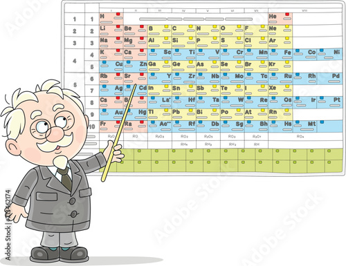 Funny senior professor with...
