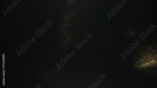 Abstract Particles Background. Dust Particles Background.