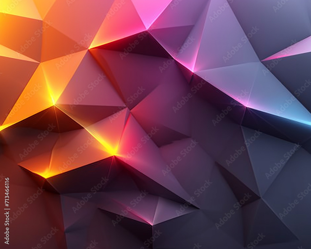 Fototapeta premium Abstract geometric shape picture