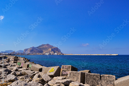 Palermo Harbour sea lanscape