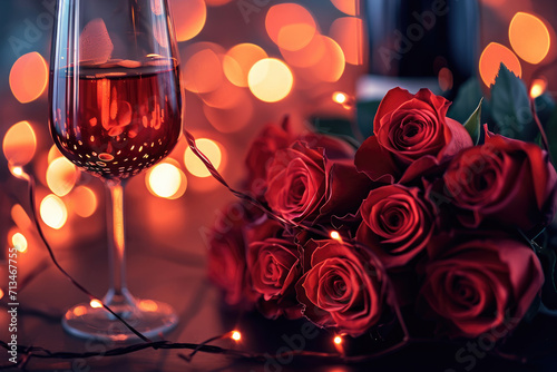 Love Symphony - Valentine's Serenade with Wine and Rose