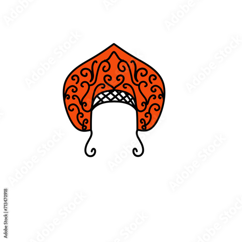 Russian women's hat - kokoshnik