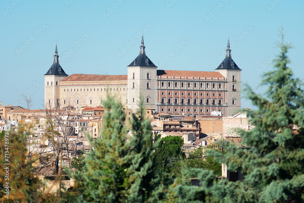 Alcazar of Toledo. Toledo, the city of three cultures: Christian, Muslim and Jewish. Spain. Europe.
