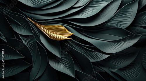 Textures of abstract leaves background. High-end decorative purpose. 
