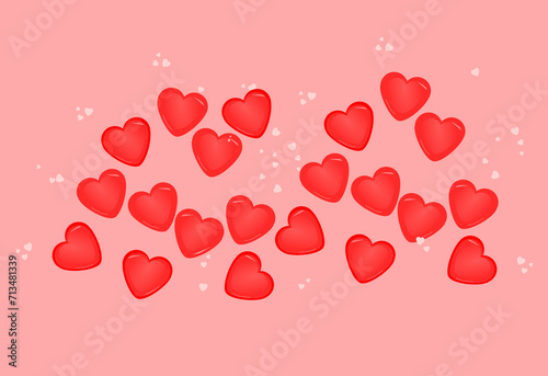 valentine hearts background