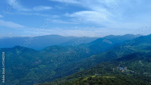 Ponmudi hill station, beautiful mountain range in Thiruvananthapuram, Kerala  © SISYPHUS_zirix