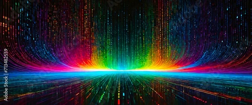 Abstract background with lights