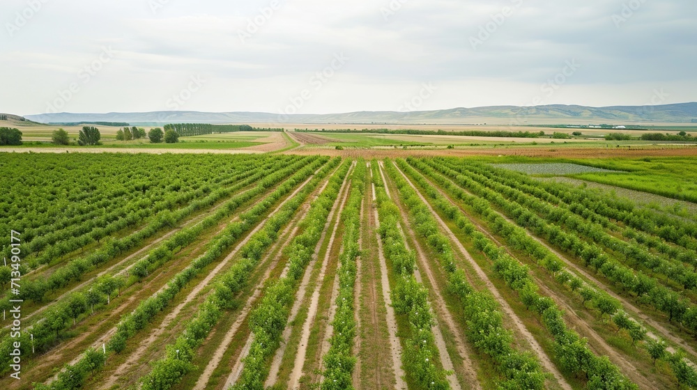 apple farming fields