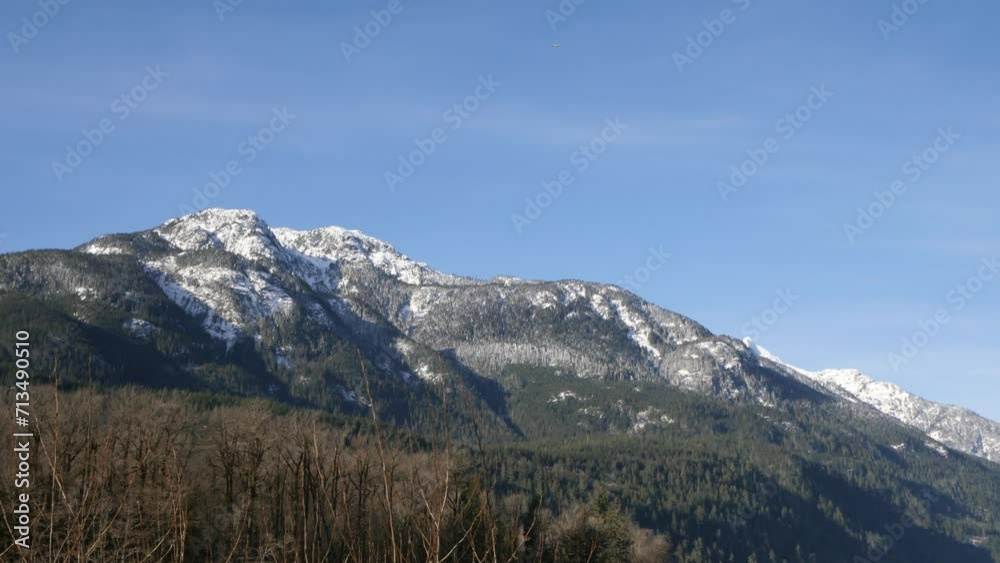 Beautiful winter landscape around Squamish River at the Brackendale Eagle Run in Squamish, British Columbia, Canada Beautiful winter landscape around Squamish River at the Brackendale Eagle Run in Squamish, British Columbia, Canada