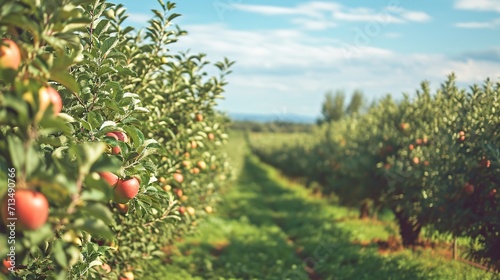 apple farming fields