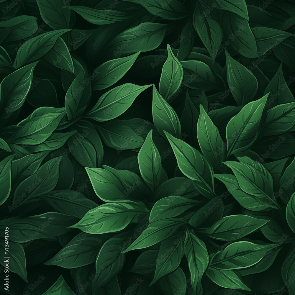 Background With Green Leaves Background With Green Leaves