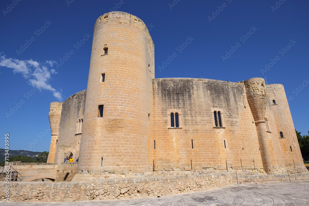 castillo de Bellver, siglo XIV, estilo gótico, Mallorca, balearic islands, Spain
