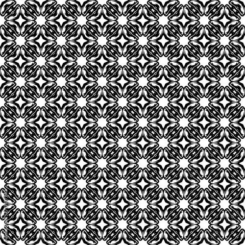 Black seamless abstract pattern. Overlay for background and backdrop. Ornamental design. PNG graphic illustration with transparent background.