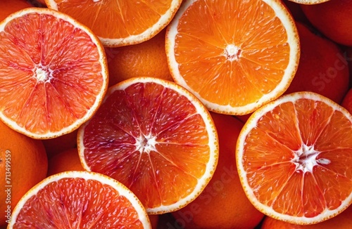 Fresh orange piece that are very delicious  