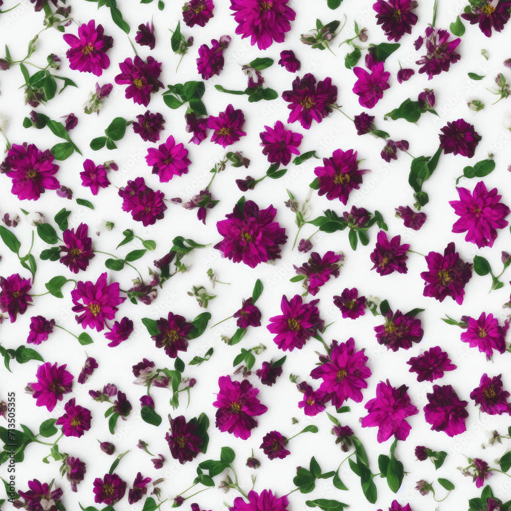 flowers. Abstract seamless pattern. AI generated. flowers. Abstract seamless pattern. AI generated.