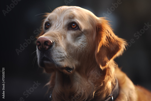 Portrait of a purebred dog. Illustration related to dogs. Pet. Dog related event. The world of dogs. Adopt a dog.