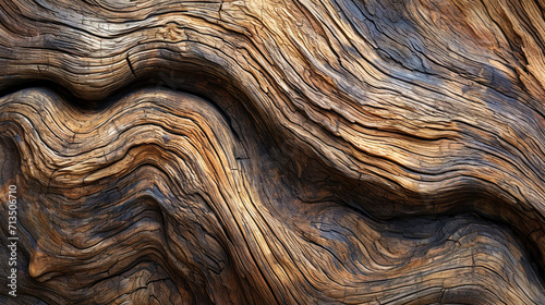 In the photo, patterns and whirlwinds of wood textures are visible, as if it were created in order