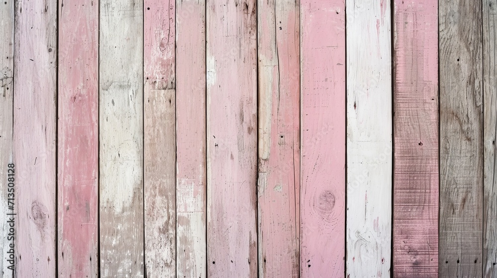 Pink wooden wall Pink wooden wall