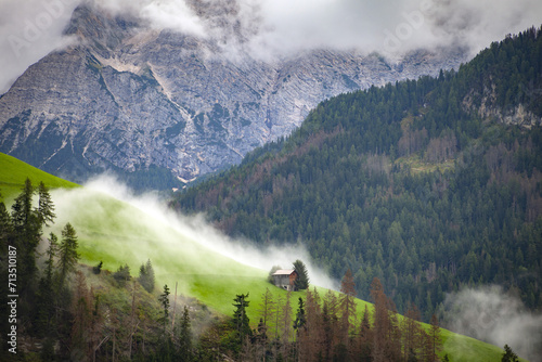 Enchanted Dolomiti: panorama from the village of Sovì