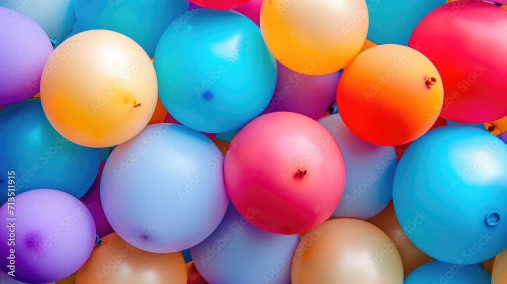 balloons of many vibrant colors generative ai balloons of many vibrant colors generative ai