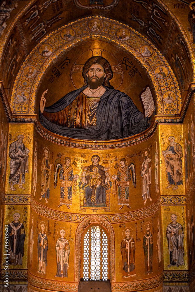 Monreale Cathedral Interior Mosaic