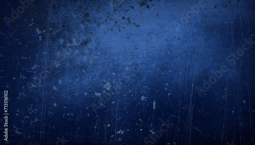 Niebieskie, szorstkie tło, tekstura grunge photo