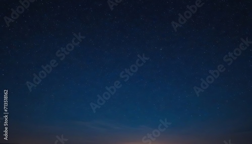 Wide view of starry night