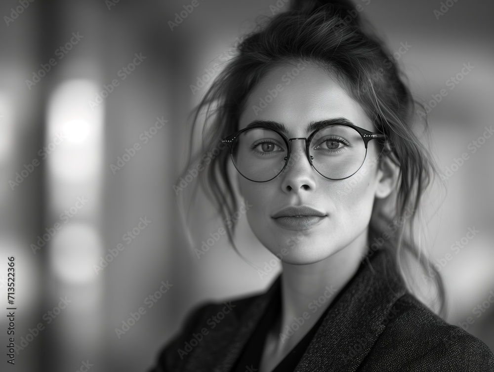 An expressive photo of a woman in business. An expressive photo of a woman in business.