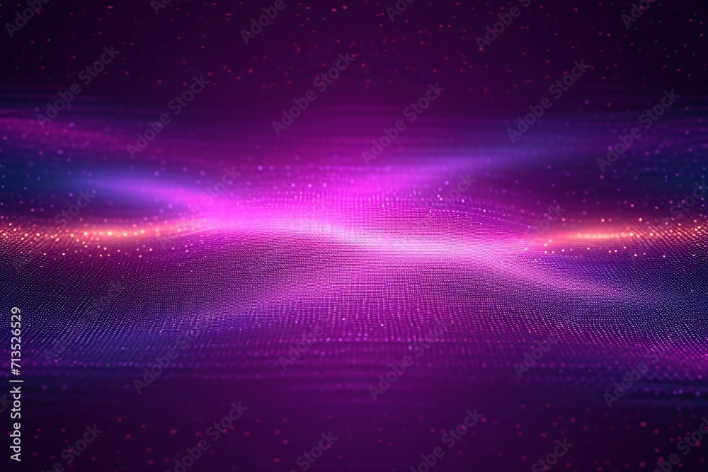 Electric Purple Illumination: Light Lines Dance on a Dark Canvas with Dazzling Color Schemes