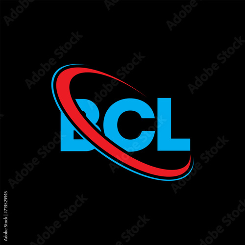 BCL logo. BCL letter. BCL letter logo design. Intitials BCL logo linked with circle and uppercase monogram logo. BCL typography for technology, business and real estate brand. photo