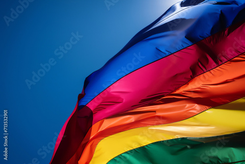 Abstract background colours of the Pride flag, the rainbow symbol of  homosexual gay lesbian bisexual and transgender people known as the LGTB community, stock illustration image photo