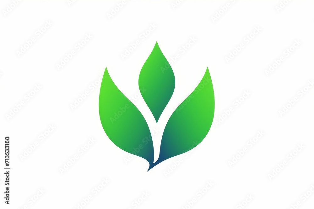 Leaf icon logo Leaf icon logo