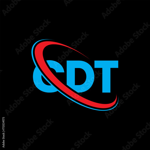 Obraz na płótnie CDT logo