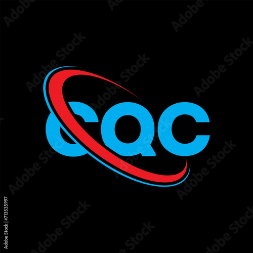 CQC logo. CQC letter. CQC letter logo design. Initials CQC logo linked with circle and uppercase monogram logo. CQC typography for technology, business and real estate brand. photo