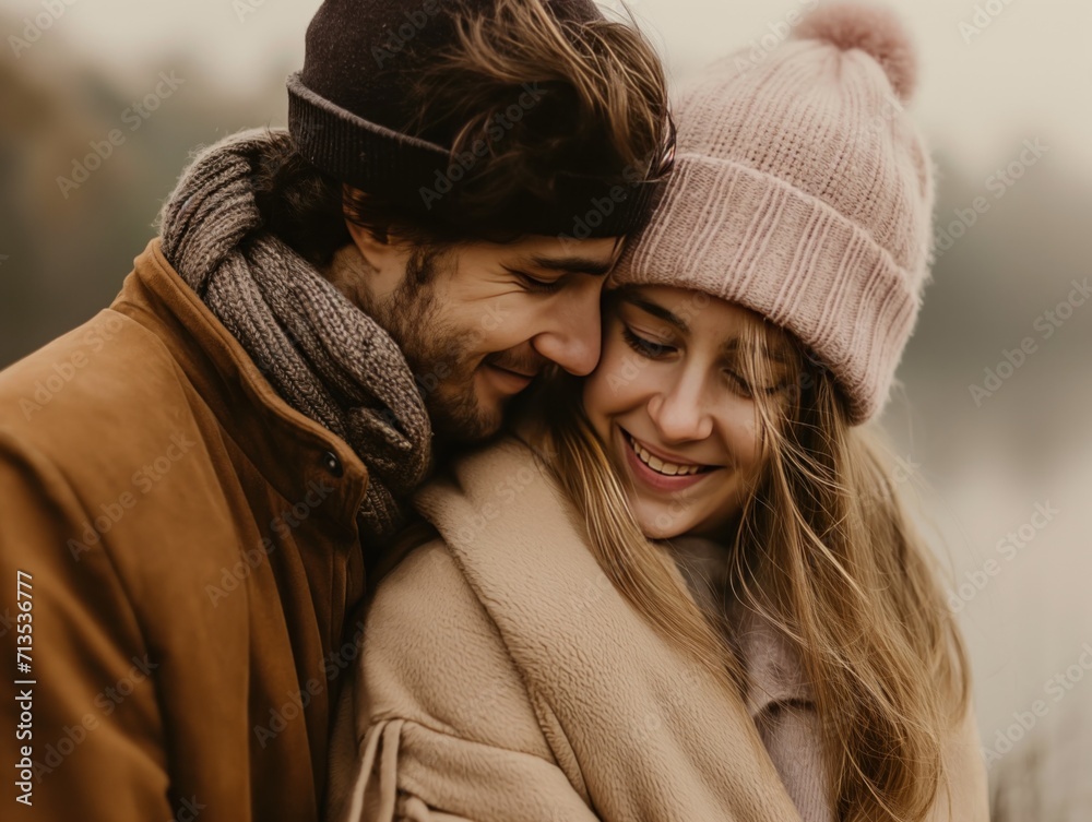 Couple exchanging caresses, in love, Valentine's Day, heart, love Couple exchanging caresses, in love, Valentine's Day, heart, love
