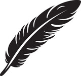 Ethereal Aerials Avian Plume Emblem Feathered Flourish Elegant Logo Design