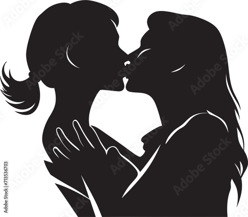 Radiant Unity Dual Feminine Spirits Passionate Palette Vector Harmony