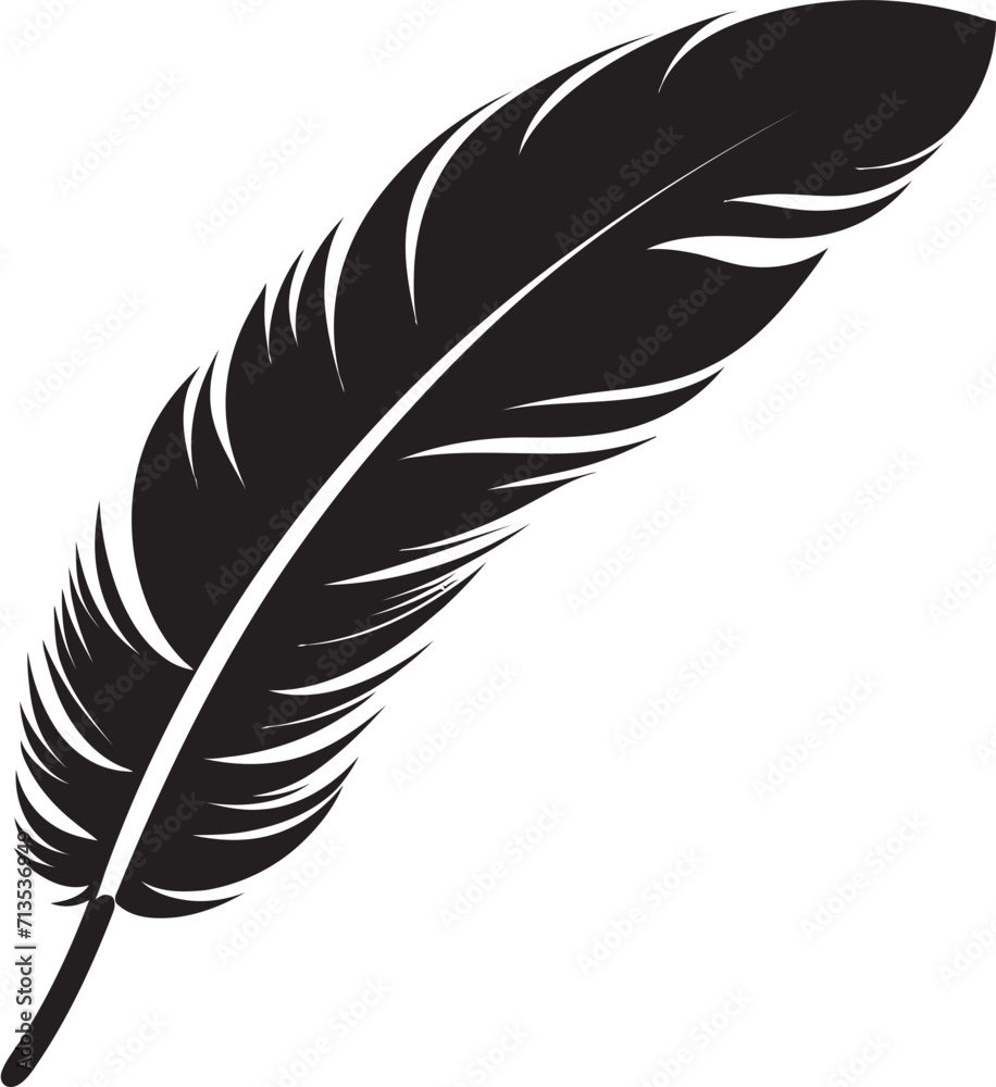 Plume Panorama Avian Logo Design Ethereal Wings Vector Feathered Emblem Plume Panorama Avian Logo Design Ethereal Wings Vector Feathered Emblem