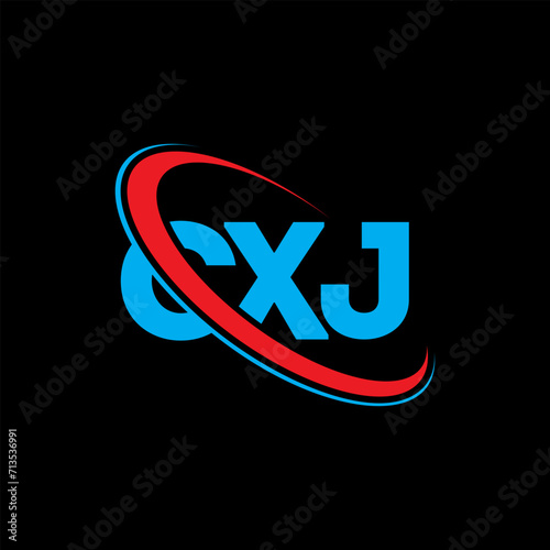 Free Download CXJ logo. CXJ letter. CXJ letter logo design. Initials CXJ logo linked with circle and uppercase monogram logo. CXJ typography for technology, business and real estate brand. - GFXLoad