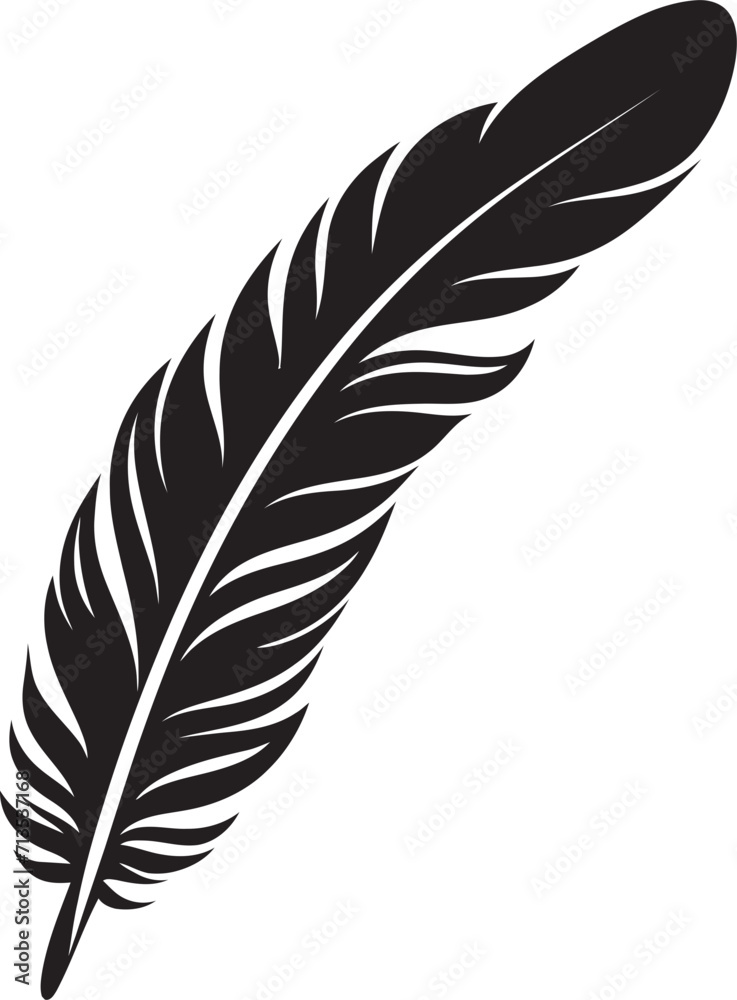 Skylight Quill Vector Plume Symbolism Plume Palette Aesthetic Feather Icon Skylight Quill Vector Plume Symbolism Plume Palette Aesthetic Feather Icon