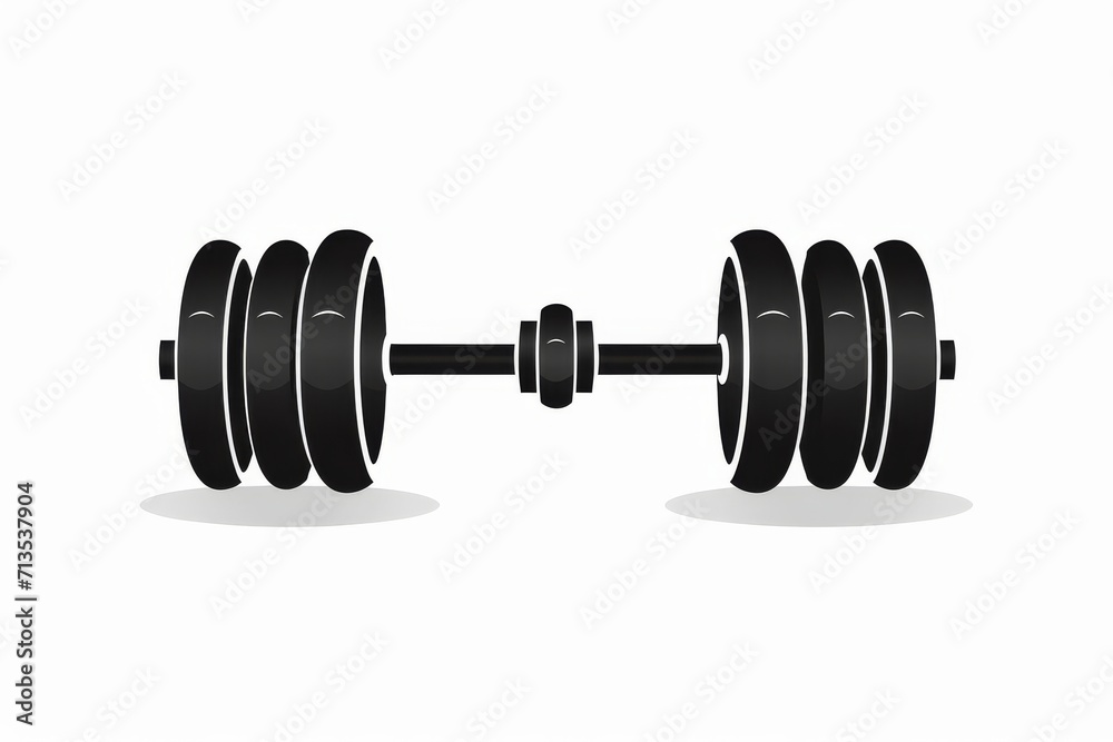 Gym dumbbell icon .Weights for training Gym dumbbell icon .Weights for training