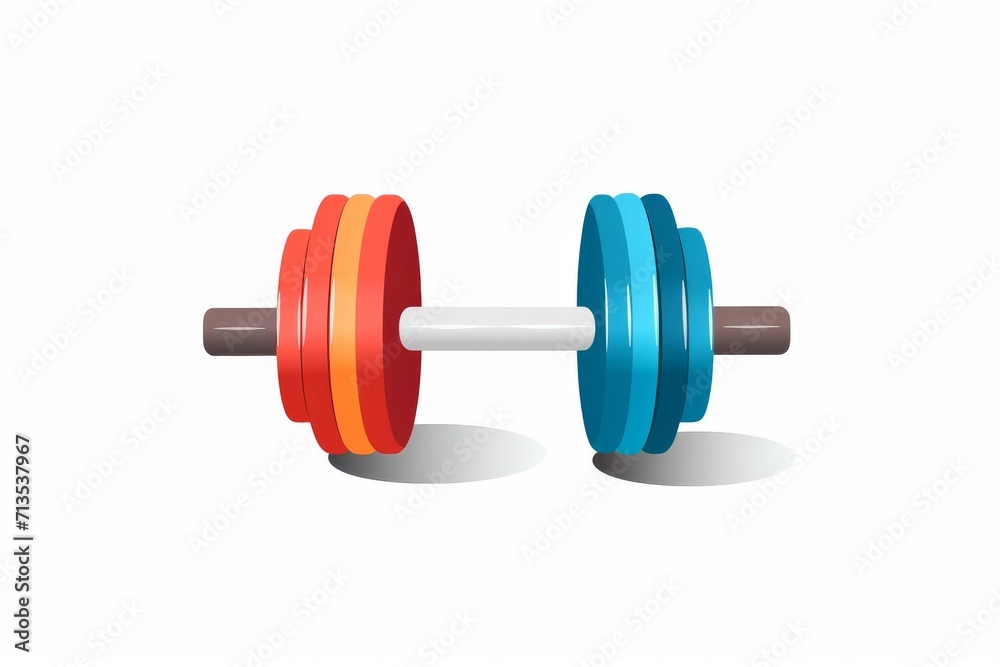Gym dumbbell icon .Weights for training Gym dumbbell icon .Weights for training