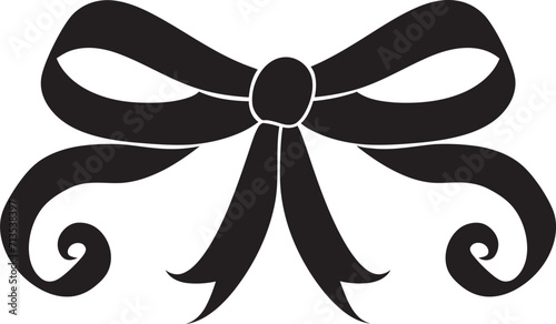 Silk Symphony Elegant Gift Ribbon Design Whispers of Celebration Tied Euphoria Symbol
