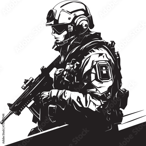 Neural Nexus Tactical Technophile Cyber Emblem Quantum Quasar Electric Enforcer Insignia