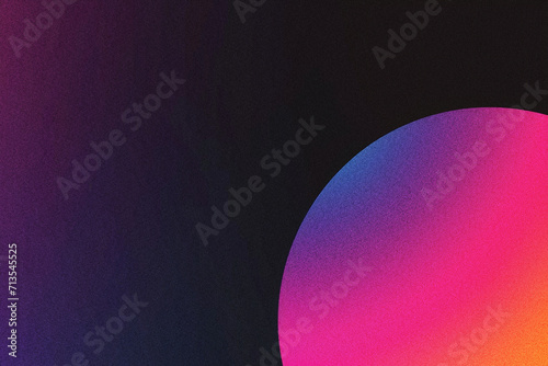 Ethereal Gradient Serenity: Featureless Smooth Texture Blending from Dark Black to Purple and Green Circles, Perfect for a Captivating Poster or Web Page