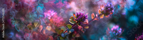 Blurry Photo of a Purple Flower, Natures Mystical Beauty Captured