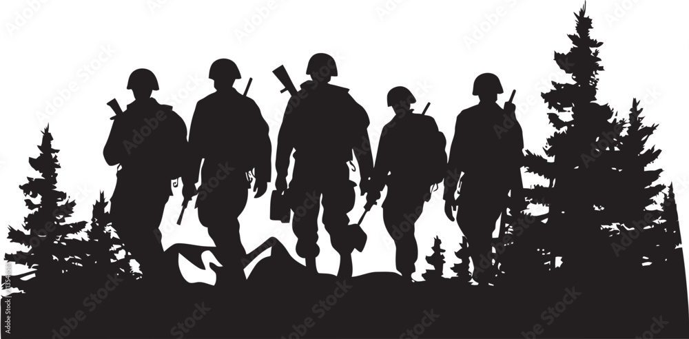 Valor Vanguard Soldier Unity Emblem Design Tactical Ensemble Group of ...