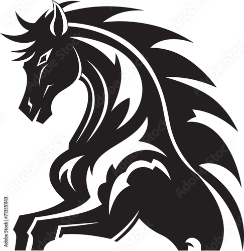 Wallpaper Mural Crowned Clydesdale Noble Horse Mascot Winged Warrior Pegasus Horse Logo Torontodigital.ca