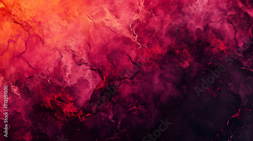 Vibrant Red and Pink With Black Background